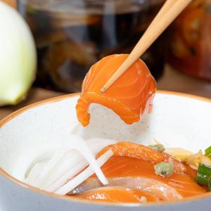 바다한끼 신선한 생 연어로 만든 연어장 500g