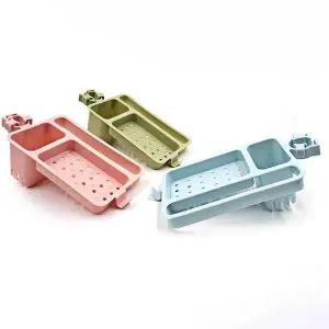 홀더 수세미 정리 거치대 결착형 선반 WF3D422