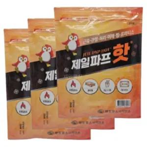 제일파프 핫 파프 5매입 3개 의약외품 정품 붙이는 도/온찜질/통증/관절통/관절염/어깨/허리/발바닥
