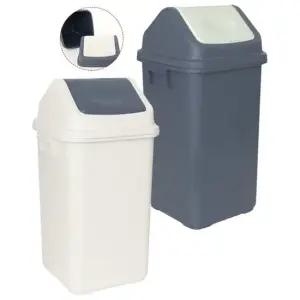 사각 스윙 뚜껑 쓰레기통 50L 1P 휴지통 분리수거통 스윙휴지통 푸쉬휴지통 뚜껑쓰레기통