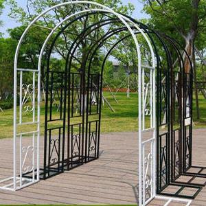 장미 아치 지지대 정원 펜스 꾸미기 가든 울타리 화단 철제