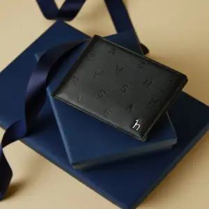 [AK분당점] [헤지스] 블랙 음각패턴 소가죽 머니클립 HJWA4F562BK