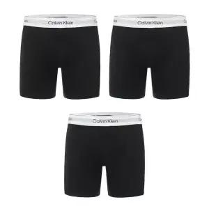 CK 캘빈클라인 코튼 스트레치 3팩 박서브리프 남성 언더웨어 팬티 블랙 NB4394-001