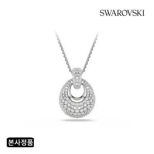 [스와로브스키/본사정품] Sublima 로듐 롱 목걸이 5735223