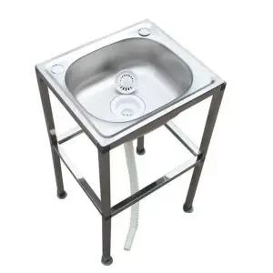 소형 스텐 창고 개수대 농막 탕비실 이동식 미니 싱크대
