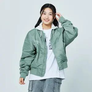 [소이] 여자 봄이월 카키크롭항공점퍼(25S0152)