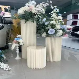 종이로 된 원형 촬영 배경 가구 소품 테이블 인테리어 장식