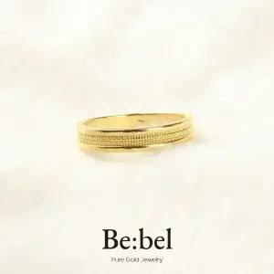 순금 반지 3.75g(1돈) 24k 여자 남자 커플 모던 심플 비벨