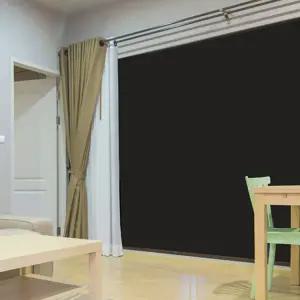 빛차단 열차단 무점착 암막 유리창시트지 100x300cm