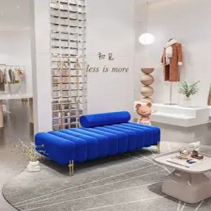 벨벳 쇼파 패브릭 네일샵 북유럽 카페 인테리어 라운지 스툴