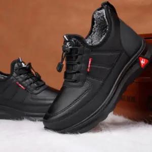 남녀공용 중장년 털안감 방한 운동화 겨울 런닝화 방한화 남자스니커즈 워킹화