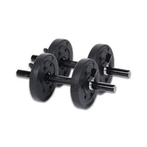 더스포츠 Evo 블랙 덤벨 무게 조절 아령봉 세트 5kg, 2개