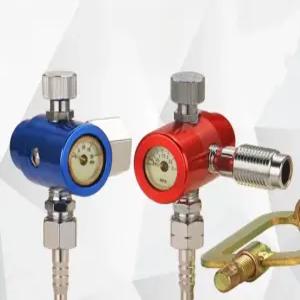 미니 산소 레귤레이터 가스 감압기 게이지 고정 밸브