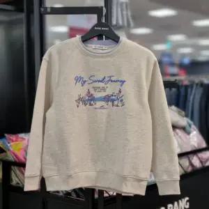 HC21 여성 기모 자수 맨투맨 티셔츠 CTK617 (40958634)