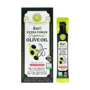 홀베리 엑스트라버진 유기농 올리브유 10ml x 14포 1개
