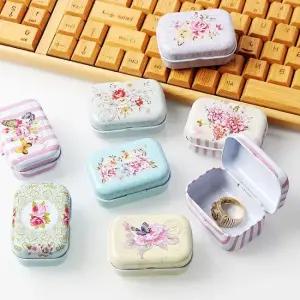 소품정리함 소품 철제 케이스 납품용 문구점 판매용 악세사리보관함 보석함 선물상자DIYl