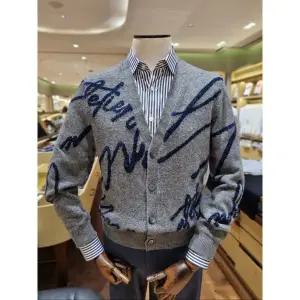 갤러리아 예작 남자 가디건 단추 니트 겨울 긴팔 캐시미어혼방 YJEWCD468GY 남