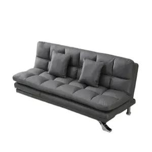 3인용 가죽 푹신 리클라이너 쇼파 클린 엔틱