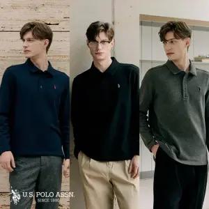 [U.S POLO ASSN.] 25FW 기모 카라티 3종 남성