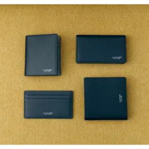 질스튜어트 액세서리 남성 25FW [선물추천][박스포장][LINDBERG] 다크네이비 내부 배색 소가죽 카드 지갑