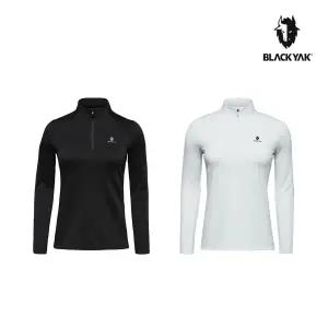 [블랙야크]여성 그리드 집업티 동절기 여성용 집업 티셔츠 1BYTSW4513