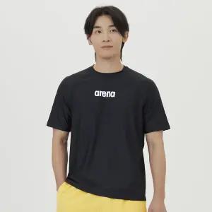 [아레나][아레나공식]남성 뉴웨이브 릴렉스핏 숏슬리브 래쉬가드 A4BM1RR44BLK