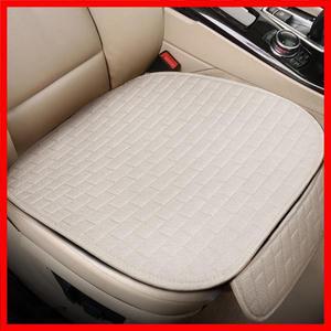 유니버설 사이즈 미끄럼 방지 카시트 커버 카시트 앞좌석 보호대 쿠션 리넨 패브릭 자동차 액세서리 등받이