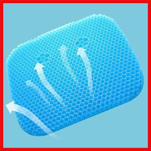 여름 젤 자동차 시트 커버 자동차 시트 쿠션 등받이 범용 여행 시트 마사지 사무실 의자 통기성 젤 쿠션 패