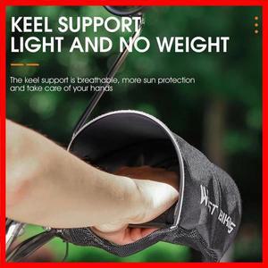 WEST BIKING-오토바이 핸들 바 커버 바람막이 자외선 차단 MTB 자전거 바 장갑 반사 핸드 머프 자전거 사이