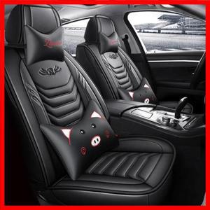 유니버설 카시트 쿠션 전체 가죽 통풍 올 시즌 전체 랩 만화 디자인 카시트 커버 자동차 액세서리