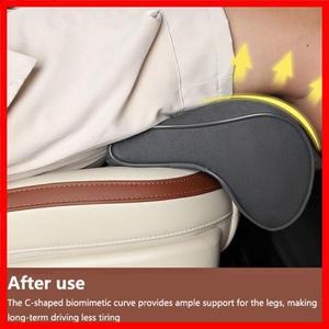 자동차 시트 다리 지지대 익스텐션 스웨이드 범용 자동차 시트 익스텐더 다리 쿠션 드라이버 메모리 폼 시