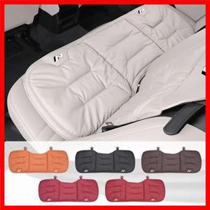 자동차 앞 뒷좌석 커버 벨벳 가죽 쿠션 등받이 현대 N 라인 성능 I30 I40 Sonata Elantra 용 보호 매트