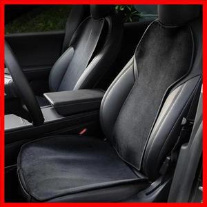 테슬라 모델 3 Y 플란넬 화이트 시트 보호 매트 용 시트 커버 쿠션 더러운 미끄럼 방지 쿠션 자동차 인테리