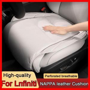나파 가죽 카시트 커버 부드러운 자동차 시트 쿠션 의자 보호대 패드 Lnfiniti Q50 Q70 QX70 FX35 Q30 G37