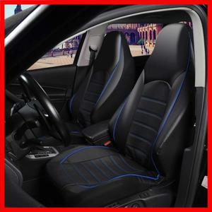2 전면 범용 PU 가죽 카시트 커버 하이 백 버킷 시트 커버 세트 대부분의 자동차 트럭 SUV 및 밴용