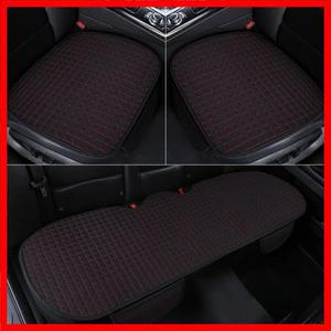 유니버설 카시트 커버 쿠션 통기성 아마 자동 시트 보호대 패드 매트 대부분의 자동차에 적합 트럭 Suv 인
