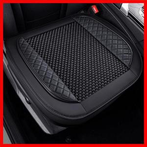 범용 카시트 커버 아이스 실크 PU 가죽 시트 미끄럼 방지 보호 쿠션 럭셔리 시트 장식 스타일링 액세서리