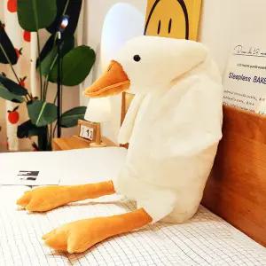 대형 오리 바디필로우 모찌쿠션 인형 롱베개 껴안는수면쿠션 90cm