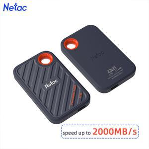 NETAC 비즈 노트북 MB 외장 디스크 드라이브 USB SSD 1TB GEN2X2 데스크탑용 ZX20 솔리드 512GB 스테이트 휴대용 2000