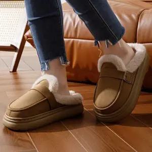 털안감 베이직 여성 버클털 슬리퍼 (WFK5P4J)