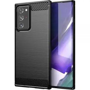 Aikcks 삼성 갤럭시 노트 20 울트라 폰 케이스, 충격 방지, 긁힘 방지 탄소 섬유 재킷, 소프트 TPU, 갤럭시