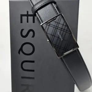 에스콰이아 HC12 남성 소가죽 자동 벨트 남성 소가죽 세미 캐주얼 정장 자동 벨트 EOE