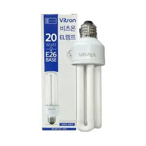 삼파장 EL램프 20W 주광색 E26 램프 전구