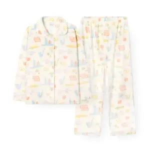 [롯데백화점]오르시떼 여성 G125 캔버스뉴욕 긴소매 파자마 세트 OR25WFGEG125