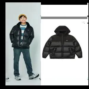 소이 주니어 겨울옷 남자 여자 글로시 다운점퍼 초등학생 고학년 오리털 패딩 24W1101