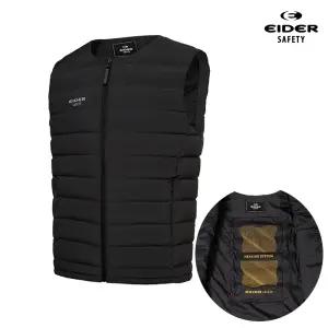 아이더 Safety 라이트 다운 발열베스트 경량패딩조끼 발열조끼 보조배터리 추가