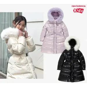 [롯데백화점]뉴발란스 NBgC_여아 벨라인 벨트 롱다운 (GOOSE 8020) (NK9PF4813G)