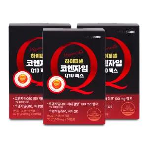 뉴트리코어 하이퍼셀 코엔자임Q10 맥스 1000mg x 30캡슐 X 3박스 I