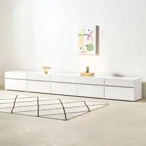 텐더 LPM 3000 높은 거실장 세트 티비다이 tv장 수납장