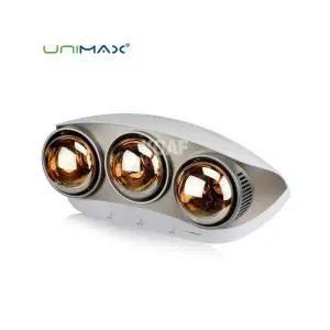 유니맥스 히터 욕실용 황진관 3구 UMH 2233B 825W